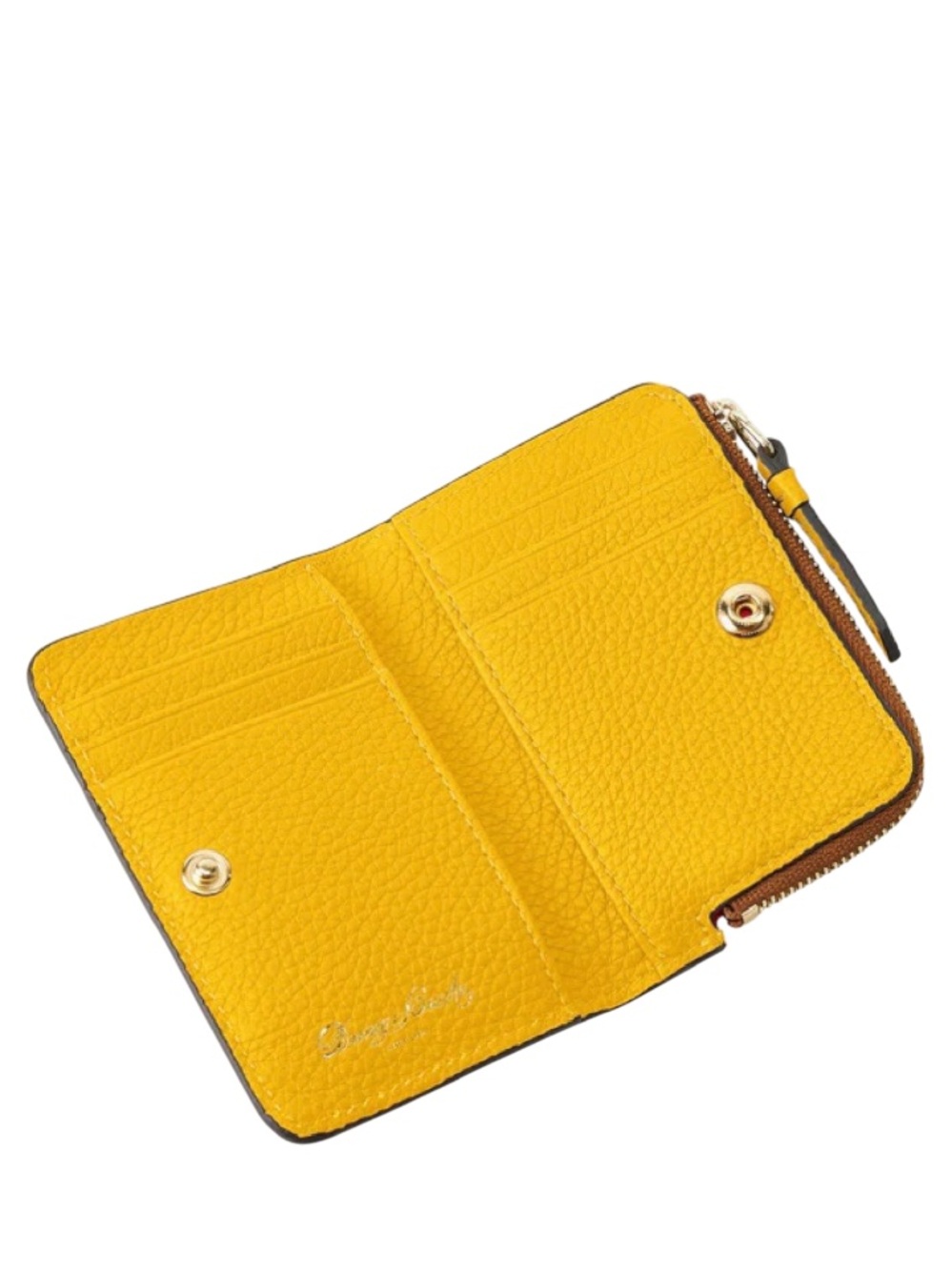 Dooney & Bourke Pebble Grain Zip Credit Card Wallet 12 - Picture 3 of 8